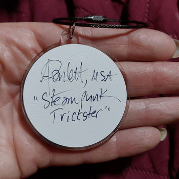 "Steampunk Trickster" - Raven - Key Ring/Charm