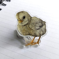 "Tough Chick" - 1.5" Acrylic Pin