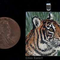 Tiger - 1" Square Original Mini Drawing