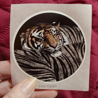 Sumatran Tiger - 3" Round Sticker
