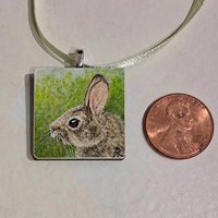 Rabbit - 1" Square Original Mini Drawing