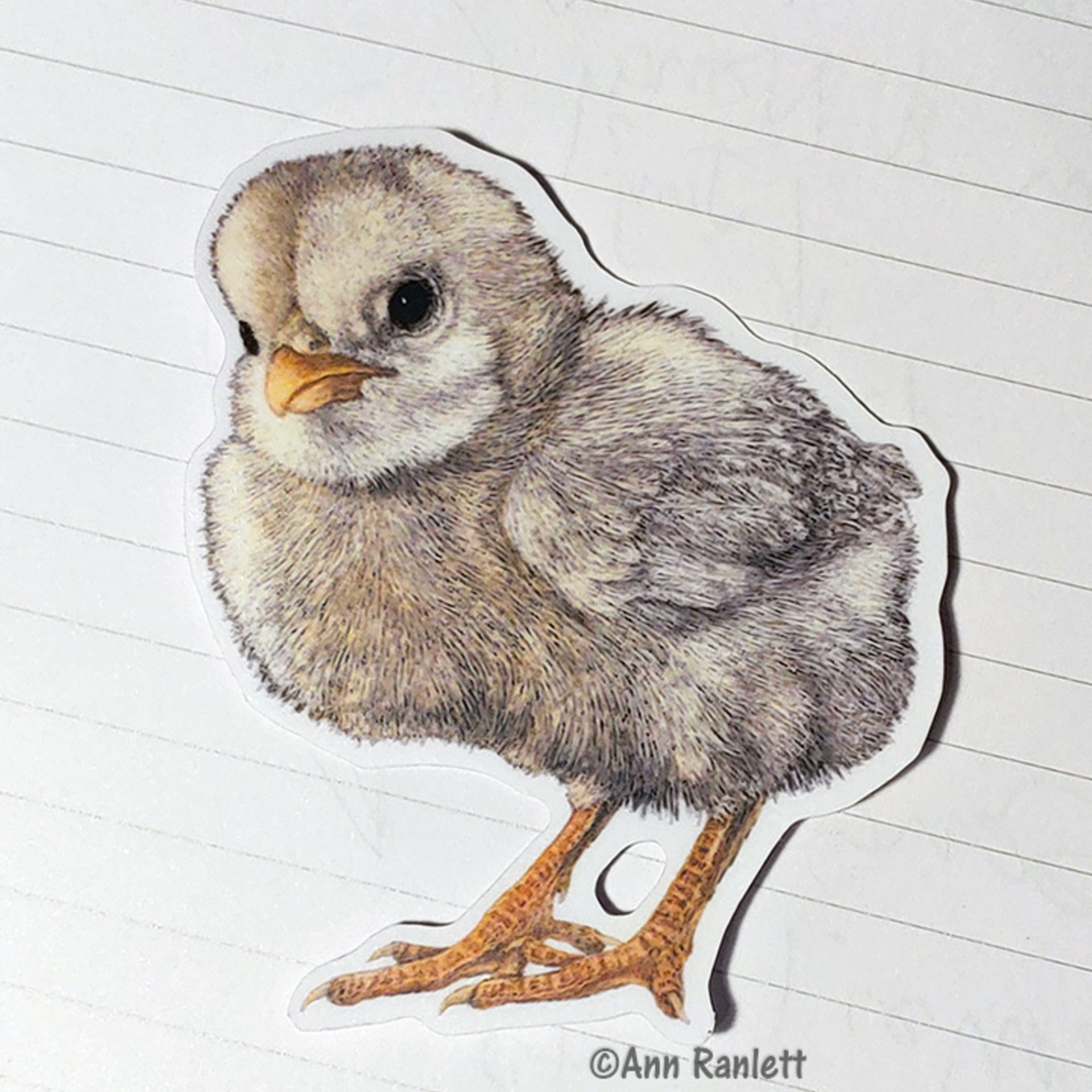 "Tough Chick" Sticker