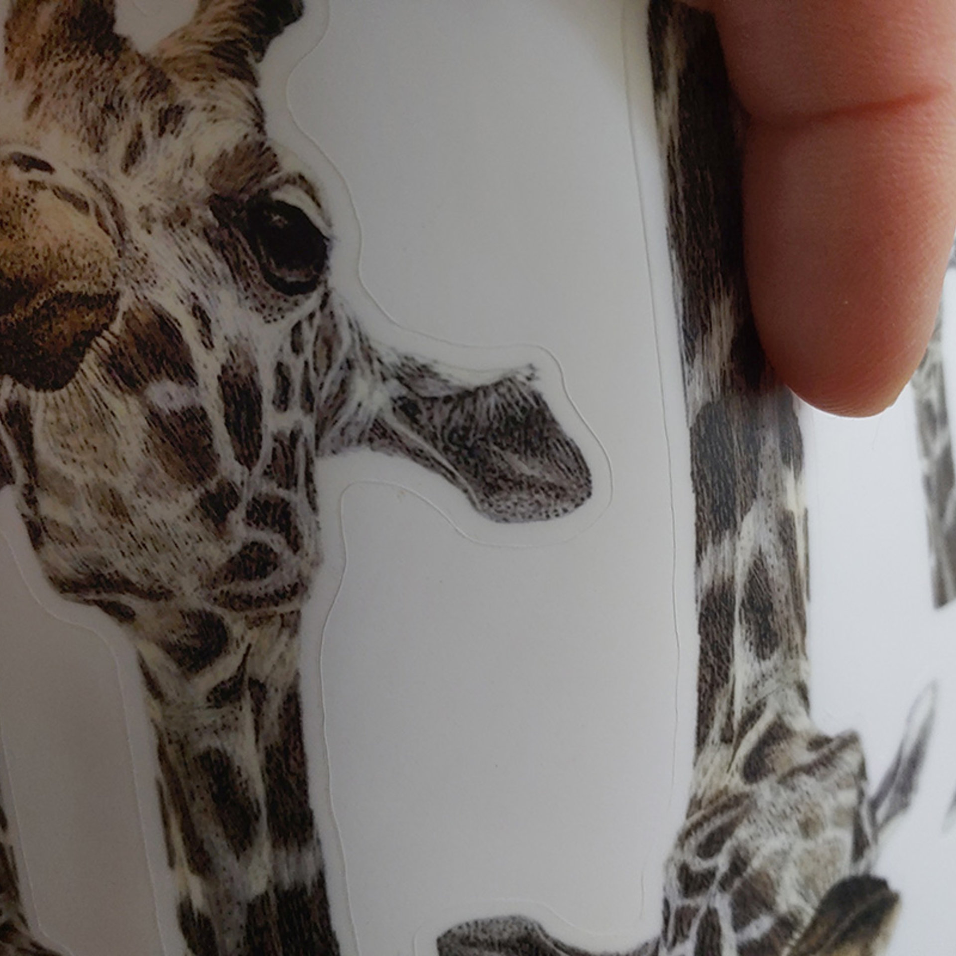 "Chin Up", Giraffe Sticker Sheet