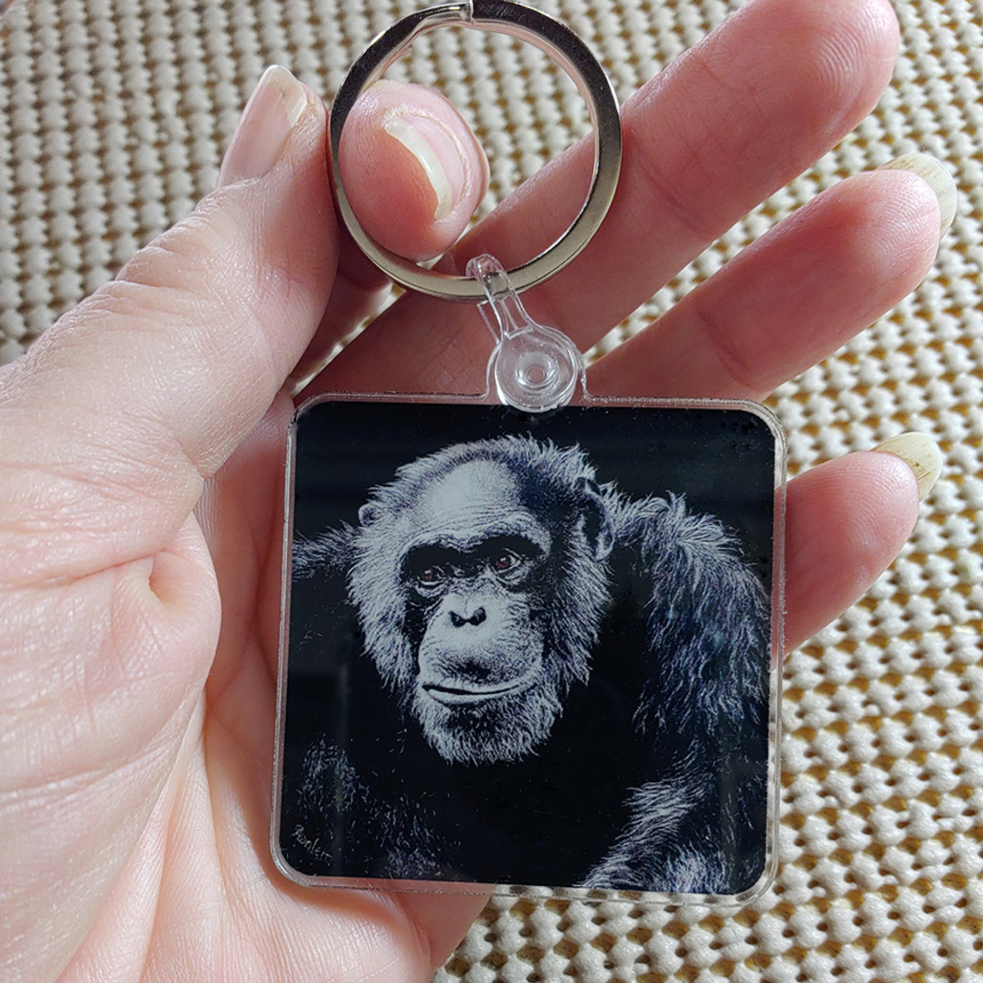 Jacob - Chimpanzee - Key Ring