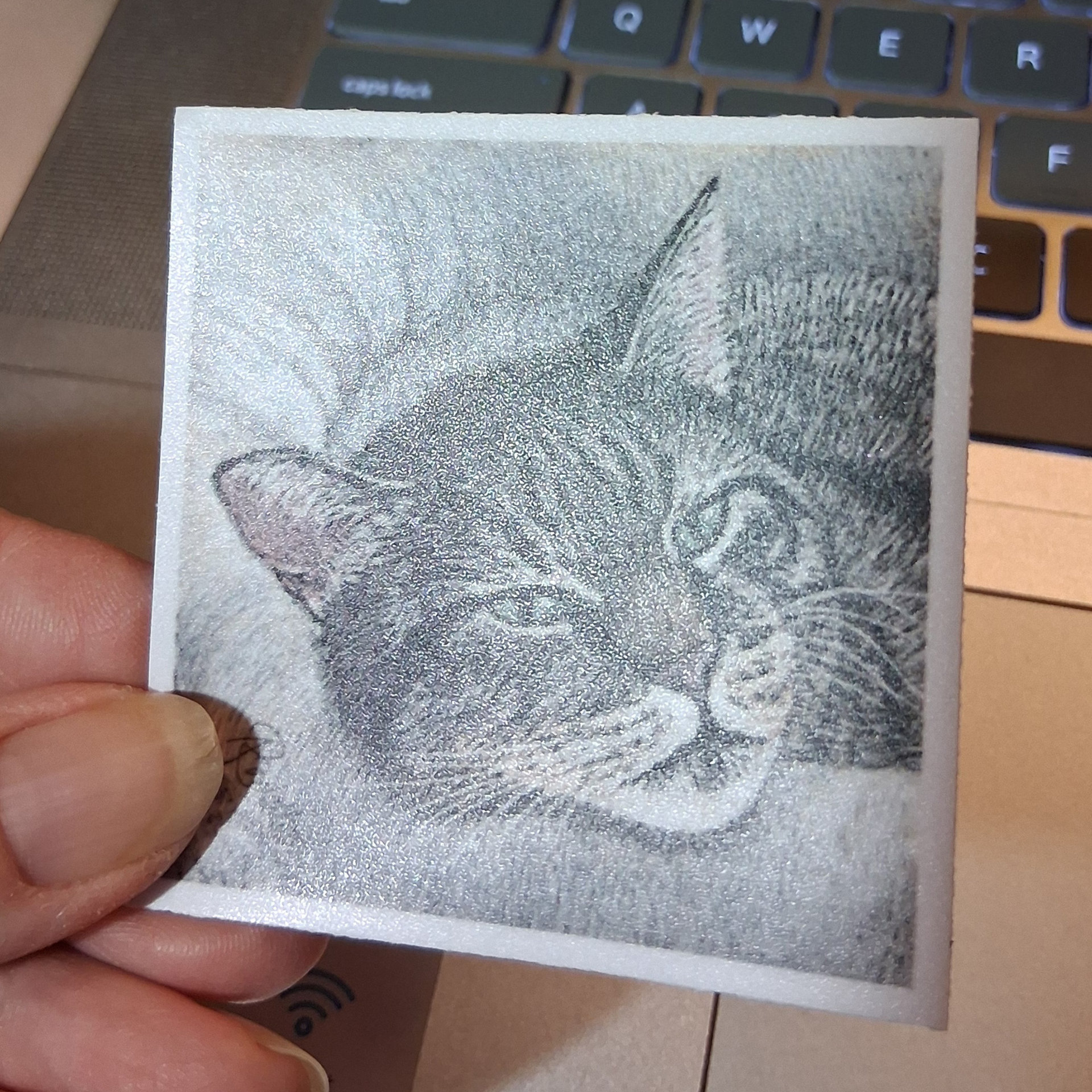 Sleepy Petunia - 2.5" Sticker