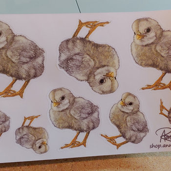"Tough Chick", Sticker Sheet