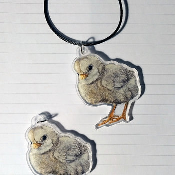 "Tough Chick" - Key Ring/Charm