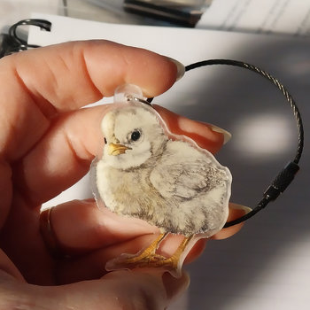 "Tough Chick" - Key Ring/Charm