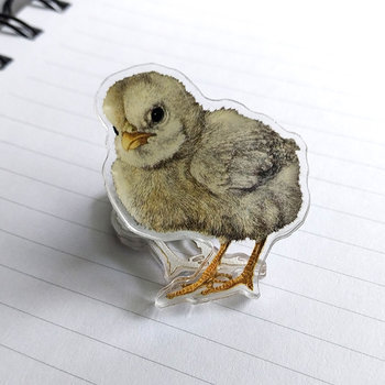"Tough Chick" - 1.5" Acrylic Pin