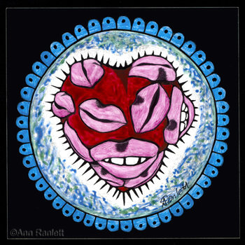 *SALE* "Eat Your Heart Out" - Original Scratchboard Drawing
