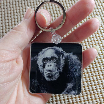 Jacob - Chimpanzee - Key Ring