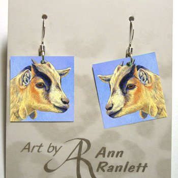 goat earrings